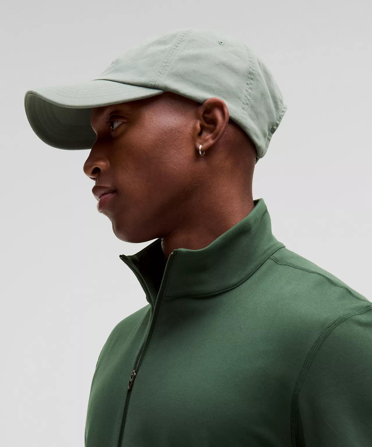 SOFT JERSEY HALF ZIP
