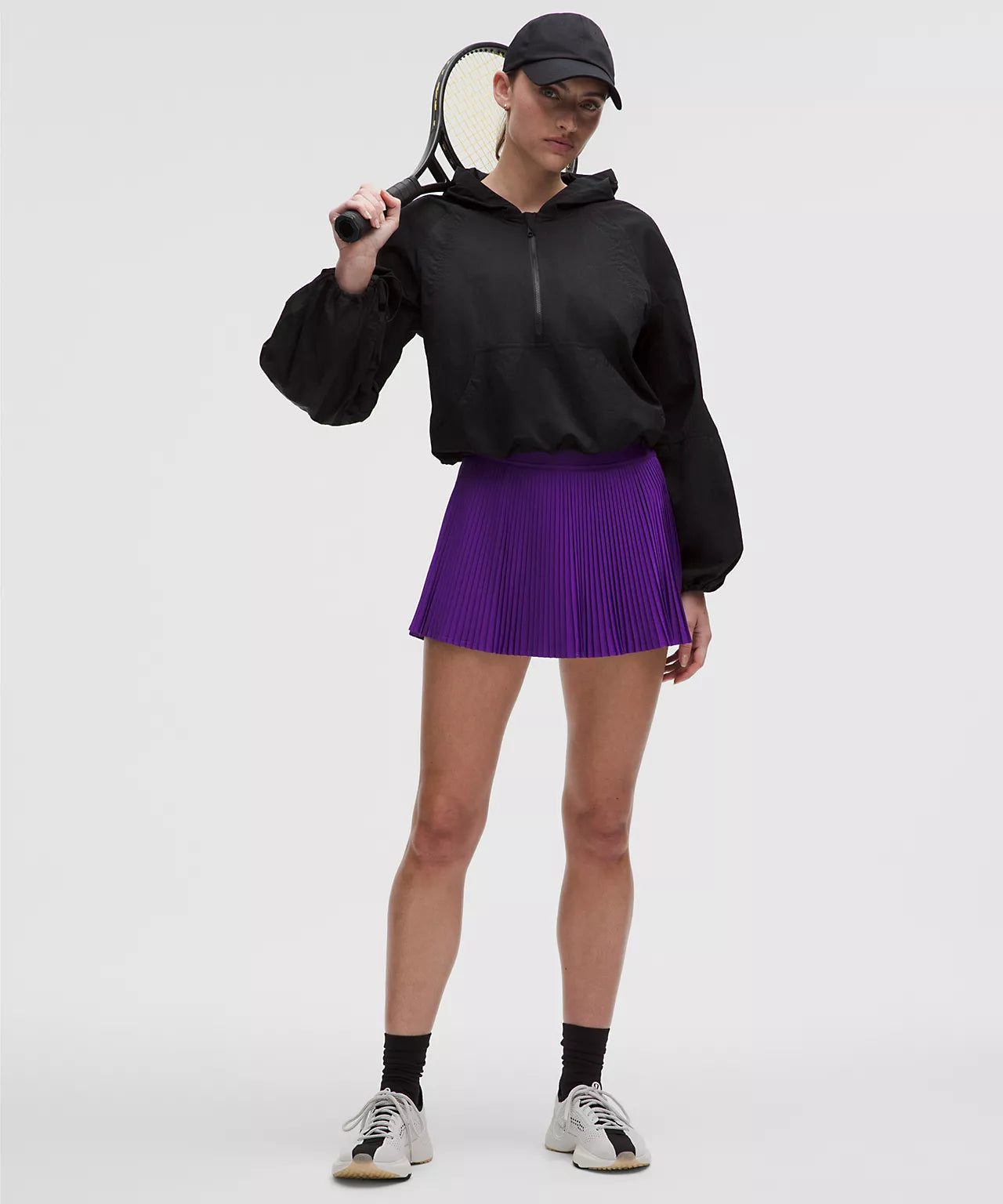 VARSITY HIGH-RISE PLEATED TENNIS SHIRT