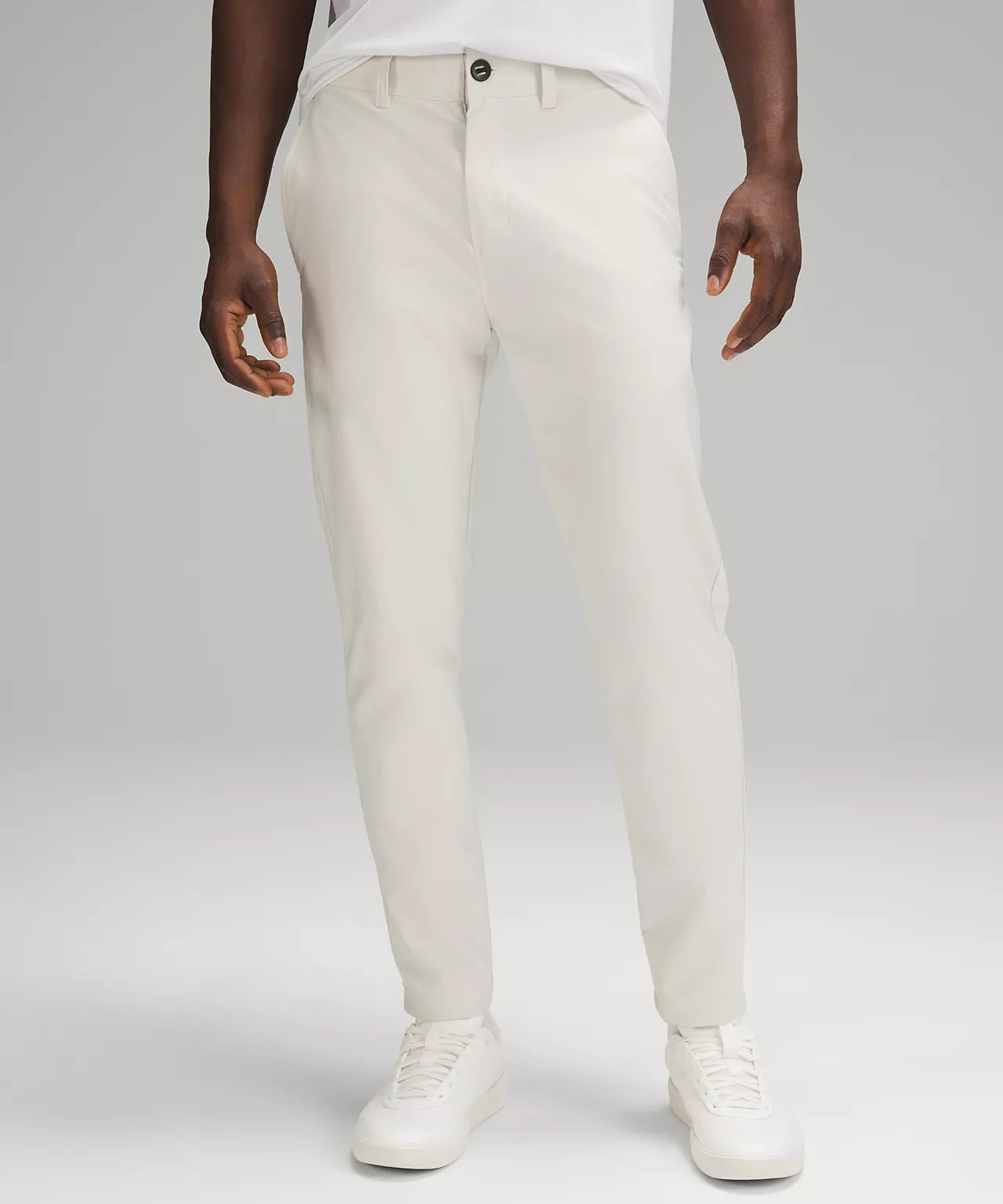 SLIM-TAPERED TWILL TROUSER