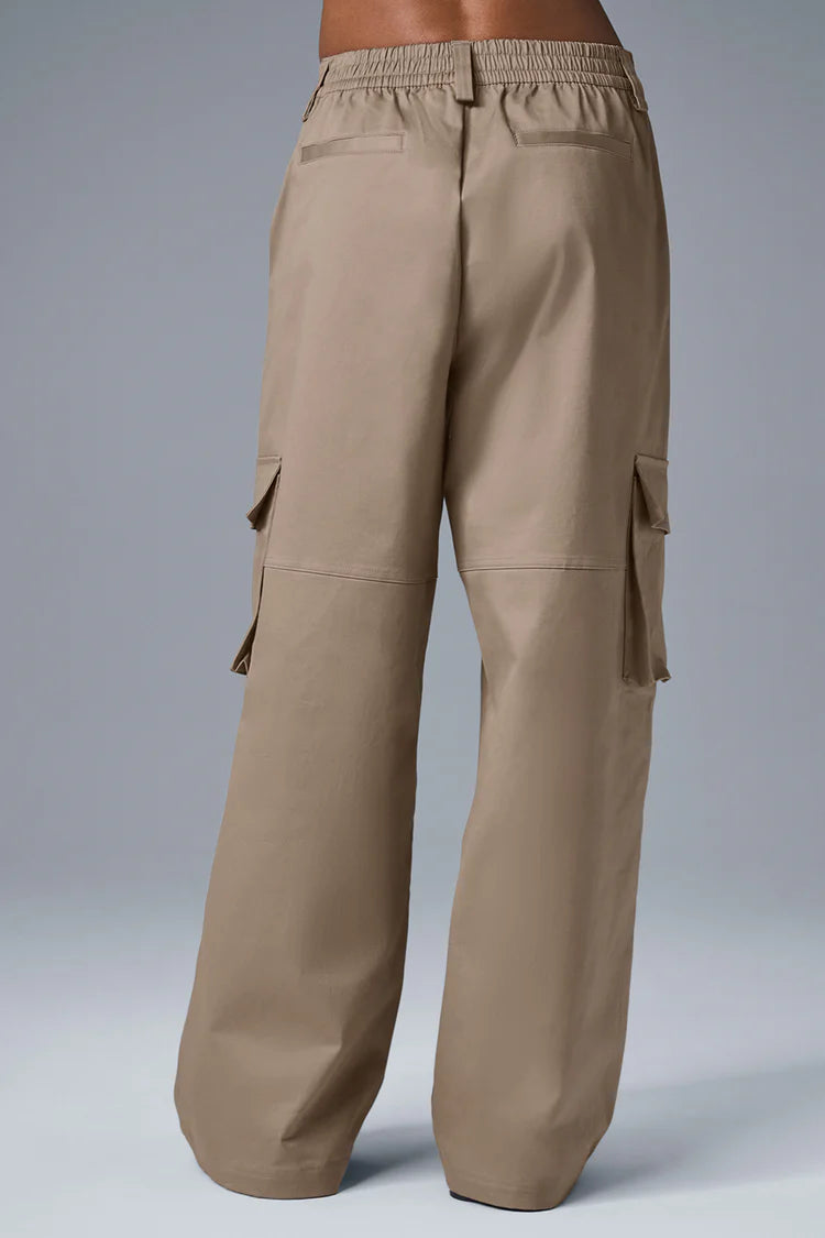 HIGH-WAIST NIGHT OUT CARGO TROUSER