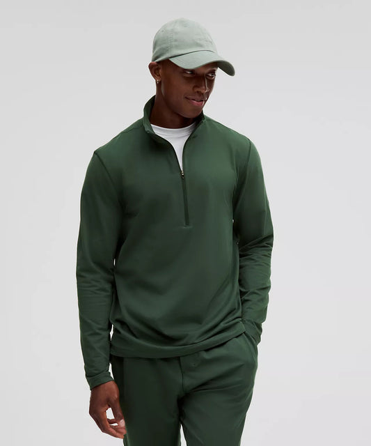 SOFT JERSEY HALF ZIP
