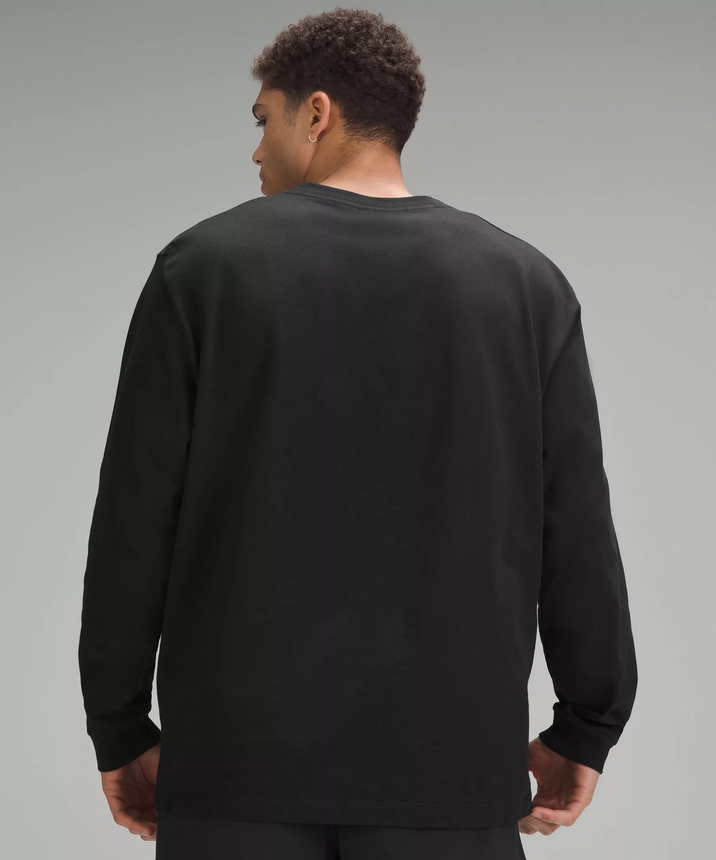 HEAVYWEIGHT COTTON JERSEY LONG-SLEEVE SHIRT