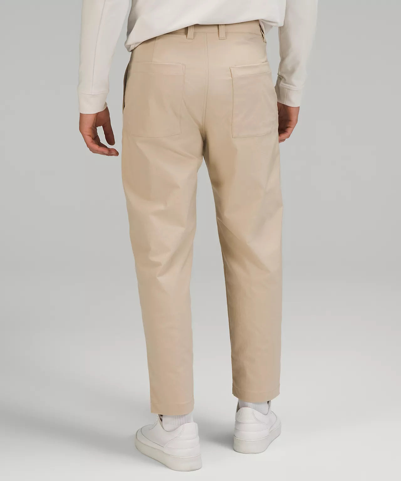 RELAXED-TAPERED SMOOTH TWILL TROUSER