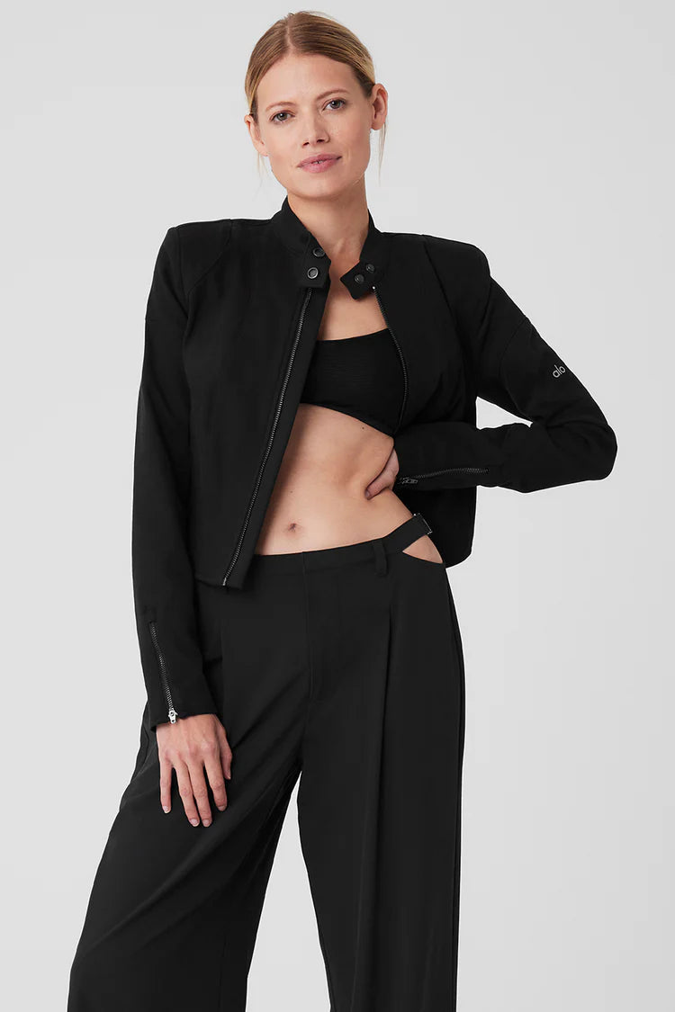 CROPPED MOTO JACKET